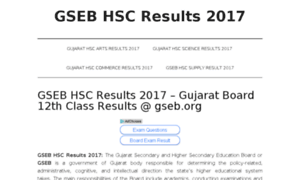 Gsebhscresults2017.in thumbnail
