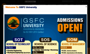 Gsfcuniversity.ac.in thumbnail