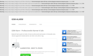 Gsm-alarm.dk thumbnail