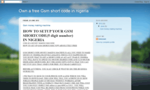 Gsmshortcodesetup.blogspot.com.ng thumbnail