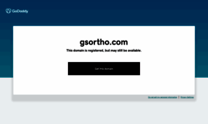 Gsortho.com thumbnail