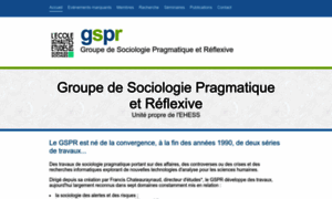 Gspr-ehess.com thumbnail