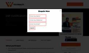 Gst.tax4wealth.com thumbnail