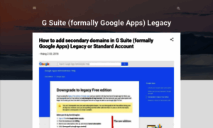 Gsuitelegacy.blogspot.com thumbnail