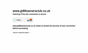 Gt86ownersclub.co.uk thumbnail