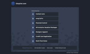 Gtoplist.com thumbnail