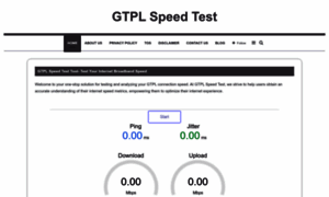 Gtpl-speed-test.info thumbnail