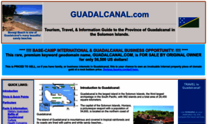 Guadalcanal.com thumbnail