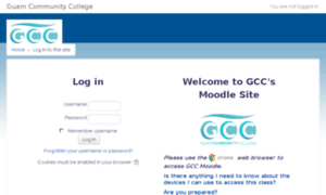 Guamcc.remote-learner.net thumbnail