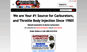 Guaranteedcarburetors.com thumbnail