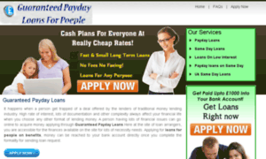 Guaranteedpaydayloansforpoeple.co.uk thumbnail