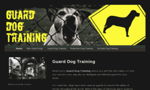 Guard-dog-training-info.com thumbnail