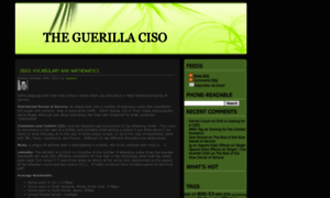 Guerilla-ciso.com thumbnail