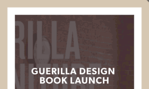 Guerilladesignbooklaunch.splashthat.com thumbnail