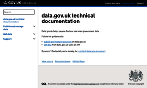 Guidance.data.gov.uk thumbnail