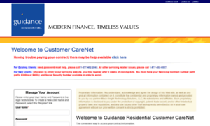 Guidanceresidential.customercarenet.com thumbnail