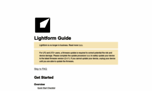 Guide.lightform.com thumbnail