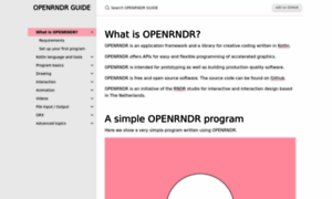 Guide.openrndr.org thumbnail