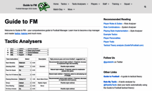 Guidetofootballmanager.com thumbnail