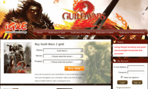 Guildwars2gold.igxe.com thumbnail