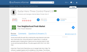 Guitar-hero-three-control-panel.software.informer.com thumbnail