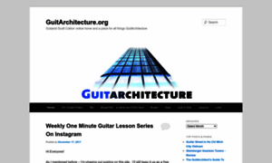 Guitarchitecture.org thumbnail