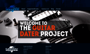 Guitardaterproject.org thumbnail