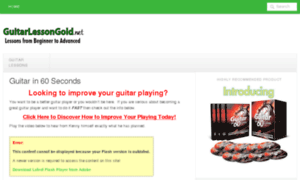 Guitarlessongold.com thumbnail