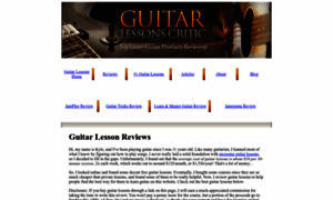 Guitarlessonscritic.com thumbnail