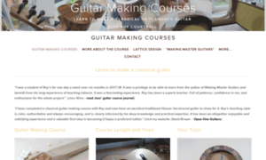 Guitarmakingcourse.com thumbnail