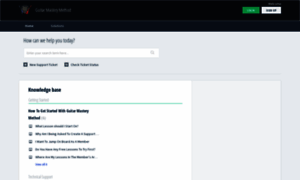 Guitarmasterymethod.freshdesk.com thumbnail