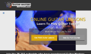 Guitarmasterysmethod.com thumbnail