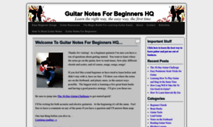 Guitarnotesforbeginnershq.com thumbnail