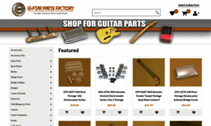 Guitarpartsfactory.com thumbnail