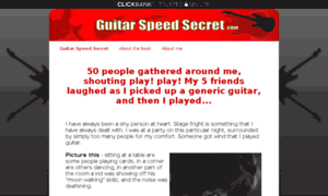 Guitarspeedsecret.com thumbnail