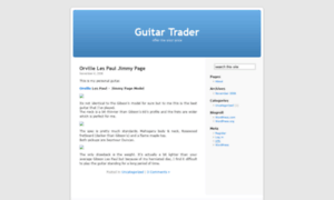 Guitartrader.wordpress.com thumbnail