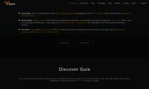Guix.gnu.org thumbnail
