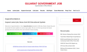 Gujaratgovtjob.in thumbnail