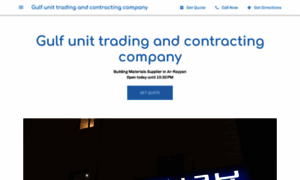 Gulf-unit-trading-and-contracting-building-materials-supplier.business.site thumbnail