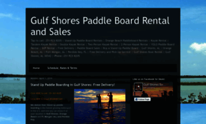 Gulfshorespaddleboardrental.com thumbnail