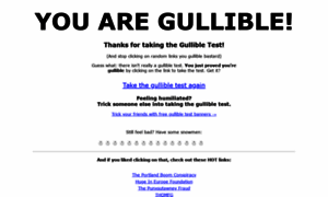 Gullibletest.com thumbnail