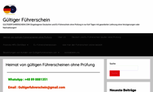 Gultigerfuhrerschein.com thumbnail