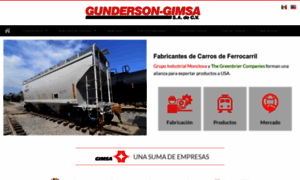 Gunderson-gimsa.com.mx thumbnail