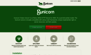 Gunicorn.org thumbnail