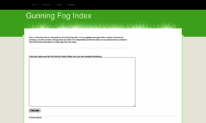 Gunning-fog-index.com thumbnail