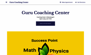 Gurucoachingcenter.business.site thumbnail