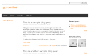 Guruonline.drupalgardens.com thumbnail