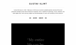 Gustavklimt-art.tumblr.com thumbnail