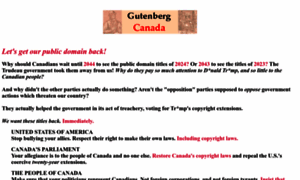 Gutenberg.ca thumbnail