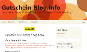 Gutschein-blog.info thumbnail